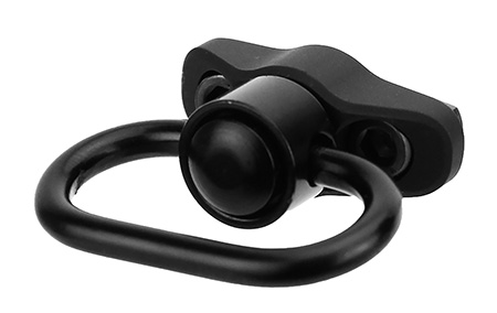 [745557101304] TacFire MAR124OD MLOK QD Sling Mount w/QD Sling Swivel  Black Push Button Multi M-LOK