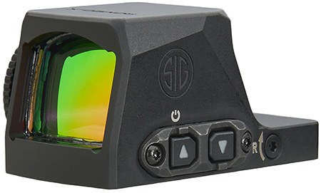 [798681702107] Sig Sauer Electro-Optics SORX1300 Romeo-X Enclosed Black 1 x 24 mm 2 MOA Red Dot/32 MOA Circle Multi Reticle