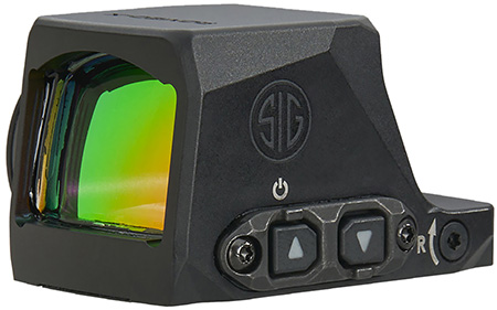 [798681702121] Sig Sauer Electro-Optics SORX1400 Romeo-X Enclosed Black 1 x 24 mm 2 MOA Red Dot/32 MOA Circle Multi Reticle