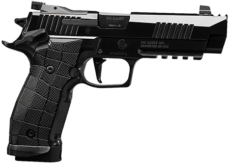 [798681695676] Sig Sauer 226X59CWRES P226  Full Size Frame 9mm Luger 4.40" Black Optic Ready/Serrated Stainless Steel Slide High Polish DLC GridLOK Grip