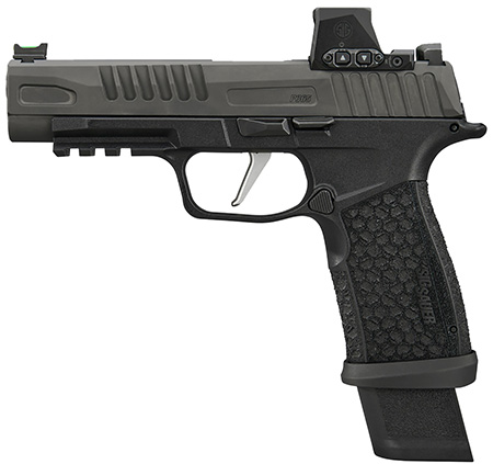 [798681698745] Sig Sauer 365XF9BFORXX P365 Fuse 9mm Luger 17+1/21+1 4.30" ROMEO-X COMPACT w/ Fiber Optic Front, Black Serrated Rear