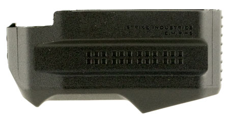 [700598351019] Strike Industries EMP5BK Enhanced Magazine Plate  made of Polymer with Black Finish for Magpul PMAG Gen M3 (Adds 5rds)