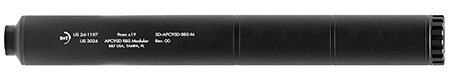 [840225716412] B & T Firearms SDAPC9SDRBSM APC9 SD  RBS Modular 9x19 1.6" Black