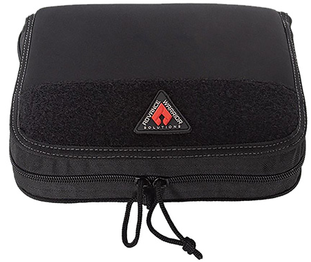 [655360938106] Advance Warrior Solutions SPC10 Single Pistol Case  10" Long Black Durable Soft Fabric Compatible w/ Most Standard Sized Pistols