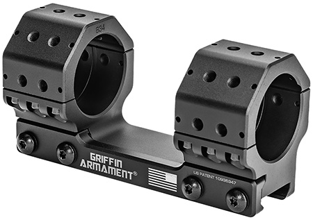 [689396839977] Griffin Armament GSM135H34MM GPM Scope Mount/Ring Combo Black 34mm Tube