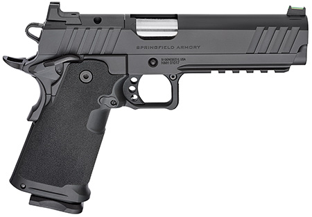 [706397972660] Springfield Armory PH9119AOSLC 1911 DS Prodigy 9mm 10+1 5" Black Cerakote Optic Ready/Serrated Carbon Steel Slide Black Cerakote Polymer Grip Ambidextrous