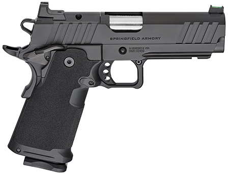 [706397972677] Springfield Armory PH9117AOSLC 1911 DS Prodigy 9mm 10+1 4.25" Black Cerakote Optic Ready/Serrated Carbon Steel Slide Black Cerakote Polymer Grip Ambidextrous