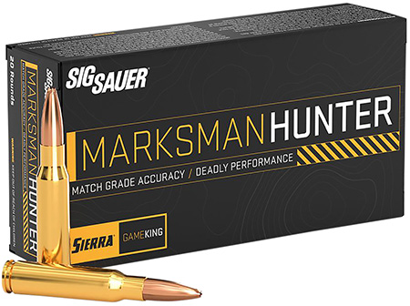 [798681708260] Sig Sauer E65CMGK13020 Marksman Hunter  6.5Creedmoor 130gr 20 Per Box/10 Case