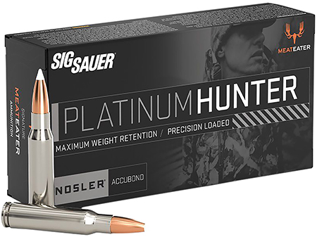 [798681704460] Sig Sauer E65CMPH14020 Platinum Hunter  6.5Creedmoor 140gr Bonded Polymer Tip 20 Per Box/10 Case