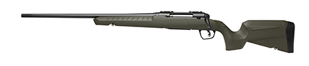 [011356321329] Savage Arms 32132 Axis 2 Compact 350 Legend 4+1 18" Matte Black Heavy Sporter Barrel, Matte Black Drilled  &  Tapped Carbon Steel Receiver, Fixed OD Green Synthetic Stock, Left Hand