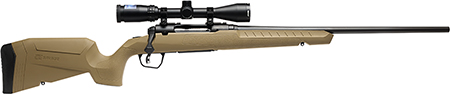 [011356321671] Savage Arms 32167 Axis 2 XP Combo 400 Legend 4+1 22" Black Sporter Barrel, Black Drilled  &  Tapped Steel Receiver, Fixed Flat Dark Earth Synthetic Stock, Right Hand, Boresighted 3-9x40