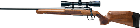 [011356322685] Savage Arms 32268 Axis 2 XP Combo 223 Rem 4+1 22" Matte Black Sporter Barrel  &  Drilled  &  Tapped Carbon Steel Receiver, Ergonomic Hardwood Stock, Left Hand, Weaver 3-9x40mm Scope
