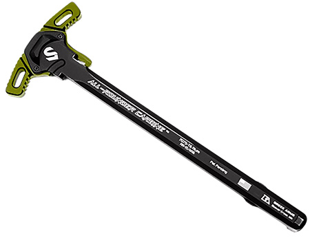 [7427053011419] Lead  &  Steel Llc LS-CHODE-ODG Charging Handle  AR-15/M16 OD Green Type 3 Hard Anodize 7075-T6 Aluminum
