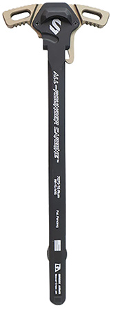 [7427053011402] Lead  &  Steel Llc LSCHODEGRY Charging Handle  AR-15/M16 Gray Type 3 Hard Anodize 7075-T6 Aluminum