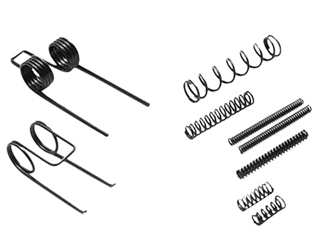 [7427053012102] Lead  &  Steel Llc LSLSK Mil-Spec Lower Spring Kit Black