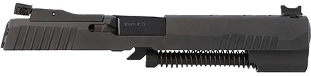 [798681692712] Sig Sauer 8901572 P320 Slide Assembly 9mm Luger Black Stainless Steel Optic Ready/Serrated Slide