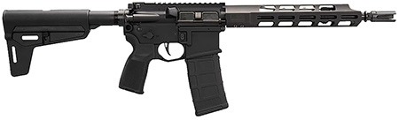 [798681698950] Sig Sauer PM40011BTRDV2 M400  5.56 NATO 30+1 11.50" Black Optic Ready Chrome Hard Coat Anodized M-LOK Handguard Polymer Grip