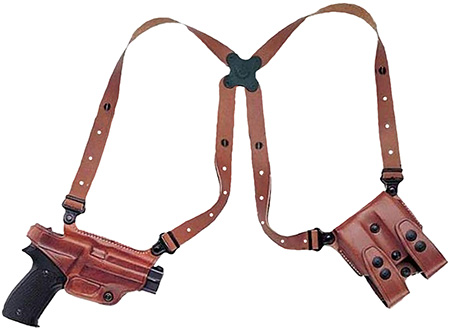 [601299069978] Galco MC290B Miami Classic Shoulder System Shoulder Fits Chest Up To 56" Black Leather Fits Kahr Arms Right Hand