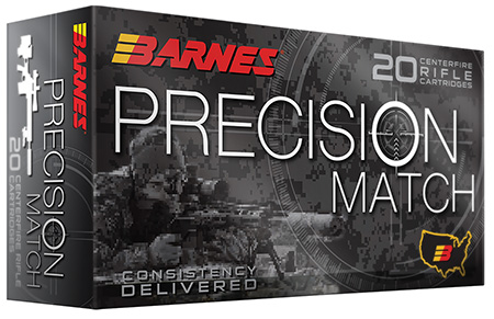 [716876223770] Barnes Bullets 32018 Precision Match  223Rem 77gr Match Burner OTM BT 20 Per Box/10 Case