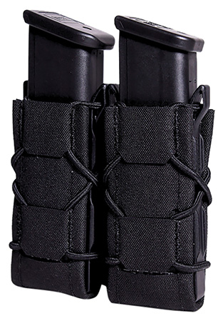 [849954041536] High Speed Gear 24PT02BK TACO Gen 2 Double Pistol Black Nylon MOLLE Compatible w/ Pistol