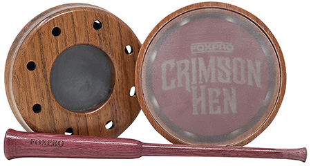 [831621010686] Foxpro CRIMSONTIP Crimson Tip Friction Turkey Sounds Cherry Wood
