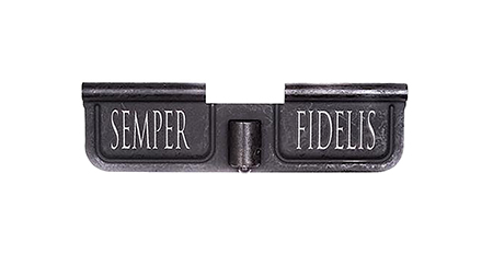 [815648020255] Spikes SED7008 Ejection Port Door Semper Fidelis AR-15 Black Phosphate Steel