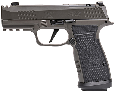 [798681698226] Sig Sauer 365AXGCA9LEGION10 P365 AXG Legion 9mm 10+1 3.10" Compact Frame Legion Gray Cerakote Stainless Steel Slide G-10 Grip