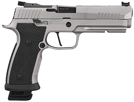 [798681704897] Sig Sauer 320SXG59STAS10 P320  Full Size Frame 9mm Luger 10+1 5" Optic Ready Stainless Steel Slide Black LOK Grip