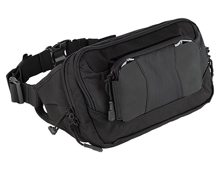 [769028975119] Vertx VTX5228IBK SOCP Tactical Tactical Fanny Pack It's Black Mesh Pockets 17" Long