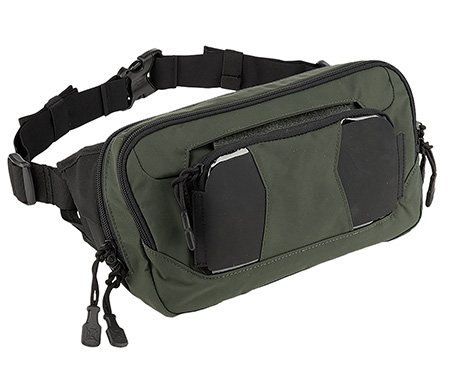 [769028975133] Vertx VTX5228RDGN SOCP Tactical Tactical Fanny Pack Rudder Green Mesh Pockets 17" Long