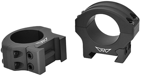 [656813114153] Warne 8500M HyperLite  Matte Black MagnaFusion Alloy 1" Tube Low Maxima/Weaver/Picatinny