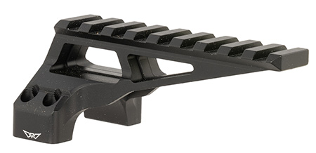 [656813114429] Warne 7860M DiviingBoard Mount  Black Aluminum 34mm Tube Picatinny Rail