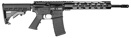 [810035754348] Diamondback DB175AK003 DB15  5.56 NATO 30+1 Black Nitride Black Hardcoat Anodize Aluminum Receiver, 12" M-LOK Handguard, Black A2 Grip