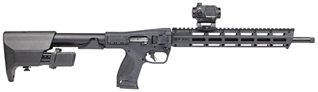 [022188899801] Smith  &  Wesson 14377 M & P FPC  9mm Luger 23+1 16.25" Black Oxide Black Anodized Receiver 15" M-LOK Handguard Polymer Stock M & P w/Interchangeable Palmswells Grip