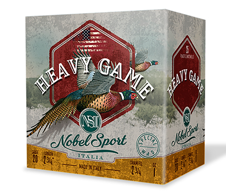[837913001219] Nobel/eurosports Llc ANSH2075 Heavy Game  20Gauge 2.75" 1oz 7.5Shot 25 Per Box/10Case