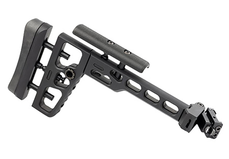 [850059556153] Samson 040614101 S.A.S  Black Anodized Folding Picatinny Adapter