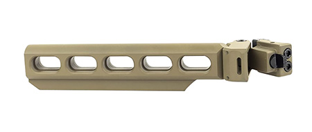 [850059556337] Samson 040614332 B.R.E. (Bufferless Receiver Extension)  Flat Dark Earth with Folding Picatinny Adapter