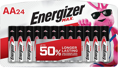 [039800018199] Energizer E91BP24V1 AA Max Silver 1.5V Alkaline, Qty (24) Single Pack