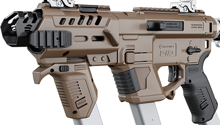 [7290117420836] Recover Tactical PIXPMG02 P-IX+MG  PG9 SR20 Metal Front Guard Tan