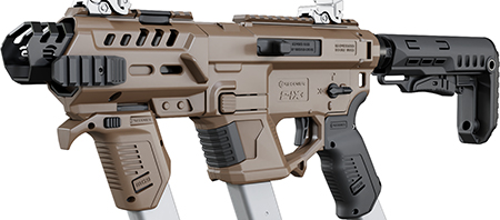 [7290117420775] Recover Tactical PIXPMGST02 P-IX+MG  PG9 SR20 Metal Front Guard Buffer Tube Tan