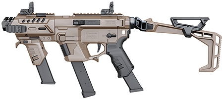 [7290117421628] Recover Tactical PIXPMGFST02 P-IX+MG  PG9 SR20 Metal Front Guard Folding Stock Tan