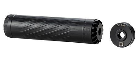 [850059666371] Anechoic X30B Anechox 30  30Cal/7.62mm/300Mag Black Stainless Steel/Titanium 1 3/8"x24 w/ 5/8"x24 DTA