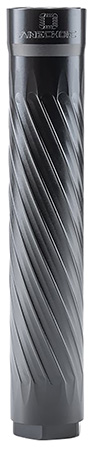 [850059666166] Anechoic X22B Anechox 22  22LR/17HMR/22Mag 1.10" Black 7075-T6/Titanium 1/2"x28