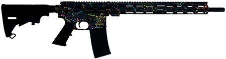 [638457791464] Great Lakes Firearms GL15223BLK GL15  223 Wylde 30+1 16" 4150 Nitride 15.25" M-LOK Handguard Mil-spec Polymer Grip