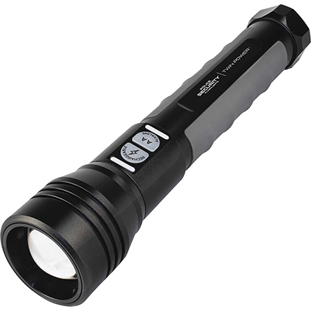 [704673977156] Lb Marketing 97715 Twin Power  Black 600/2,000 Lumens White LED