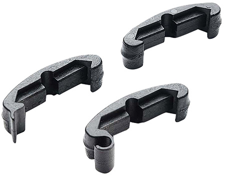 [810143180176] Larue Tactical LT708BLK IndexClips Rail Covers Low Profile Black Polymer Fits AR-15 1913 Picatinny Rail Mount