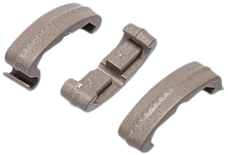 [810143180190] Larue Tactical LT708FDE IndexClips Rail Covers Low Profile FDE Polymer Fits AR-15 1913 Picatinny Rail Mount