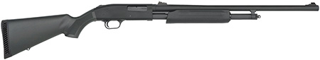 [015813564359] Mossberg 56435 500 Slugster 20 Gauge Pump 3" 5+1 24" Matte Blued Steel Barrel, Matte Blued Receiver, Fixed Synthetic Stock