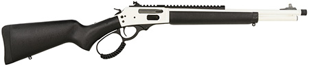 [754908358700] Rossi 95303016W R95 Trapper 30-30 Win 5+1 16.50" White Cerakote Threaded Barrel, White Cerakote Picatinny Rail Stainless Steel Receiver, Fixed Black Polymer Stock