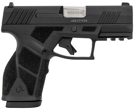 [725327636465] Taurus 1-GX2931 GX2  Compact Frame 9mm Luger 13+1 3.38" Black Steel Barrel, Matte Black Serrated Alloy Steel Slide, Black Polymer Frame w/Picatinny Rail, Polymer Grip